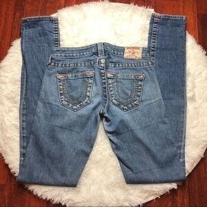 TRUE RELIGION Stella Skinny Jeans. EUC.